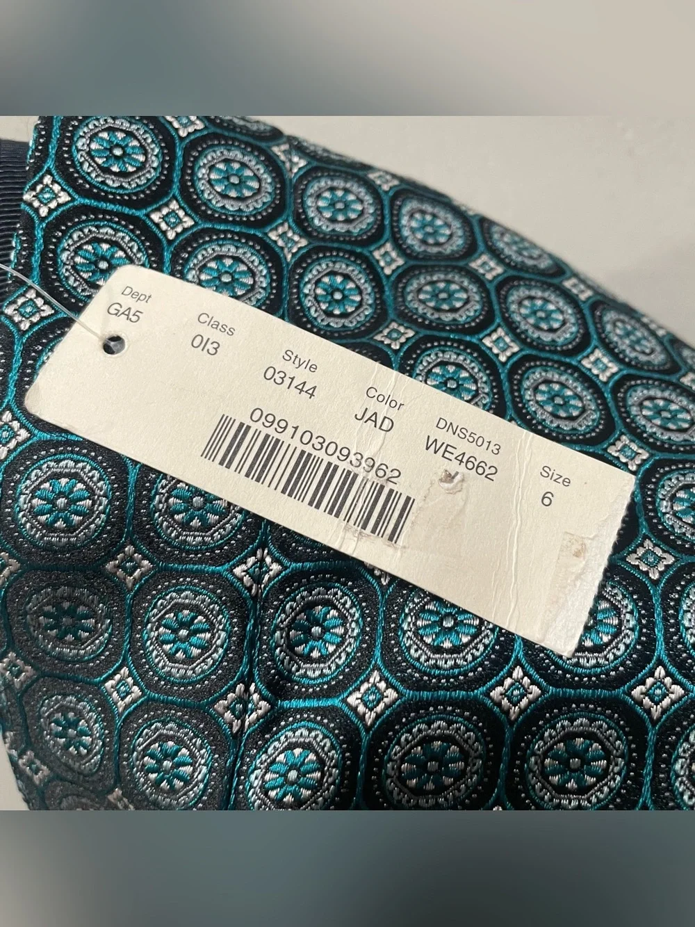 NWT J.Crew Collection Silk Jacquard Teal Geometric Mini Skirt Sz 6 Cocktail Rave